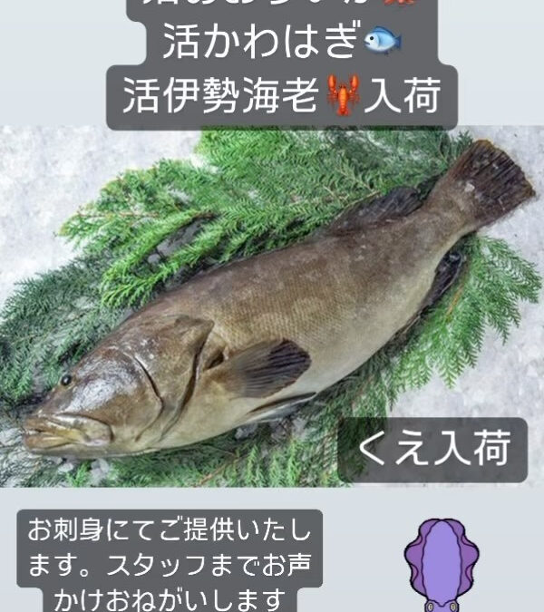 東京都清瀬市の清瀬駅から徒歩5分でお越し頂ける旬菜魚 hir