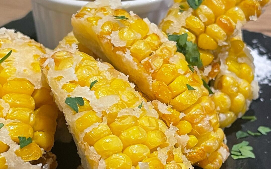 今年も始まりました、とうもろこしのフリット